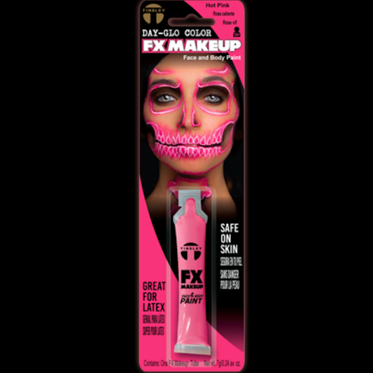 Face Paint Hot Pink Day-Glo-Colour Professional Makeup Special FX Tinsley Black Label