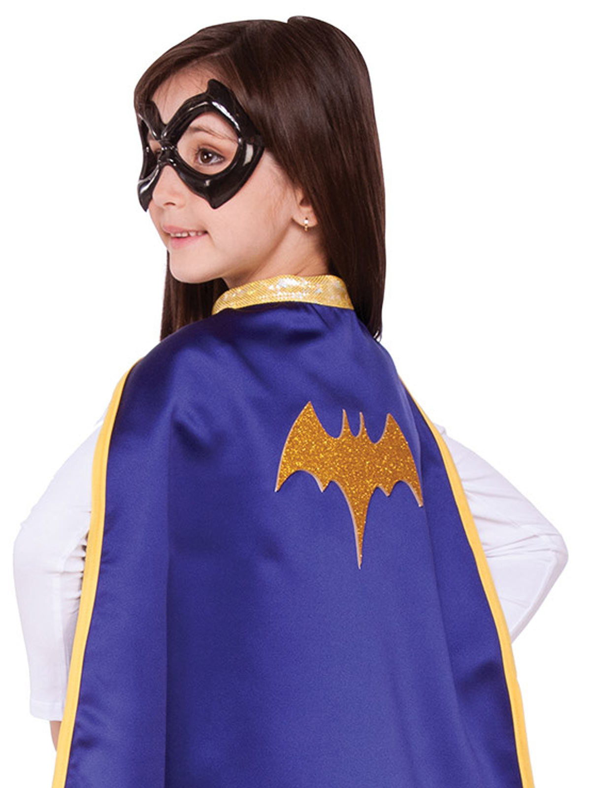 Batgirl Child Costume Cape and Mask Set