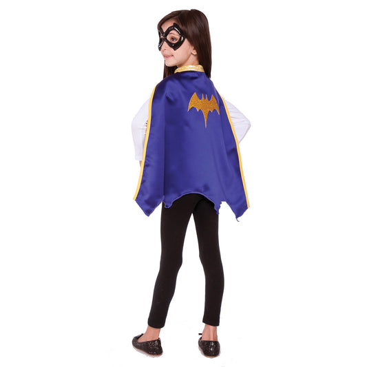 Batgirl Child Costume Cape and Mask Set