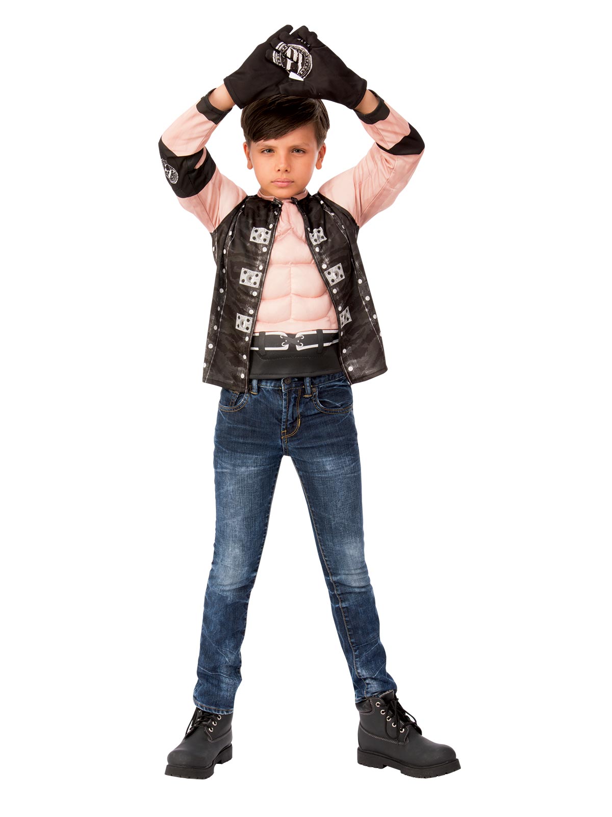 WWE AJ Styles Child Costume with Top and Gloves