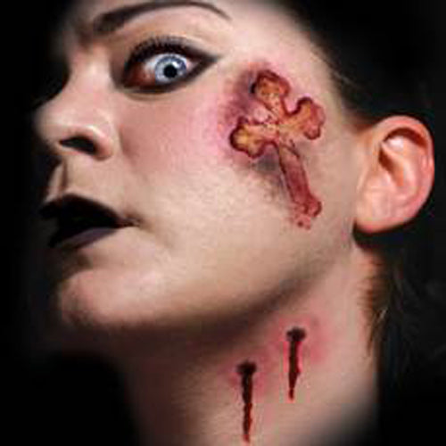 Vampire Kiss Trauma Temporary Tattoo Tinsley Halloween Special FX Make up